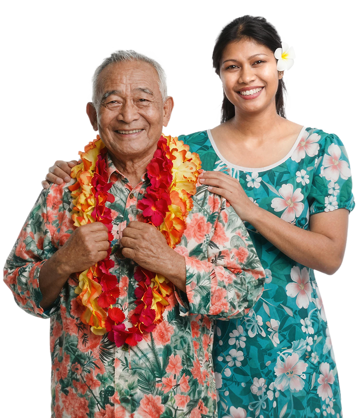 Banner People Copy - Pacific Finance Old man and his grand daughter who live in auckland nz